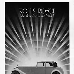 Advert for Rolls-Royce, 1936