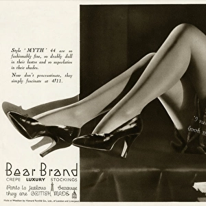 Advert for Stockings by Bear Brand 1934