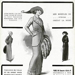 Advert for Strom winter coats 1912