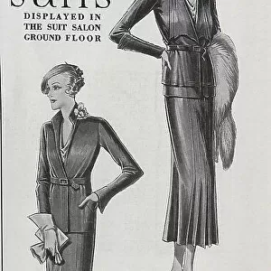 Advert for Summer Suits in Ascot Crepe