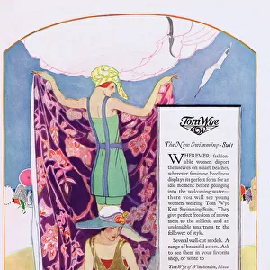 Advert for Tom Wye Swimming Suits, 1920s