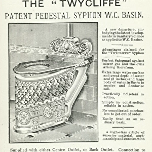 Advert for Twycliffe ornate toilet