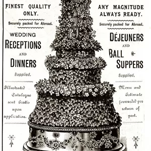 Advert, W & G Buszard, Wedding Cakes