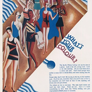 Advertisement for Wolsey Bathing Suits 1930