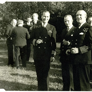 Admiral Sir Harold Burrough, Minden, Germany, WW2
