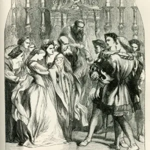 Print of Much Ado About Nothing - 1862 Wedding Interrupted Print of Much Ado About Nothing - 1862 Wedding Interrupted