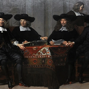 Adriaen Backer (1635-1684). Amsterdam almshouse regents, 167