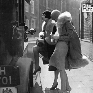 The advent of women at the polls, 1929