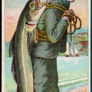 Scotts Emulsion Cod Liver Oil Print, 70.76 kg Norwegian Codfish Scotts Emulsion Cod Liver Oil Print, 70.76 kg Norwegian Codfish