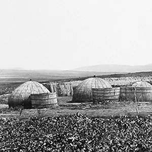Africa Zulu Kraal near Amajuba Hill pre-1900