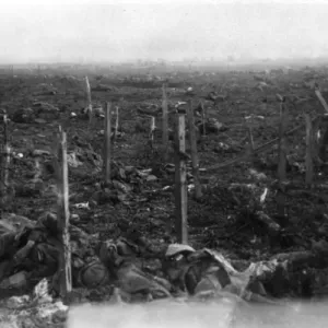 Aftermath of the Battle of Neuve Chapelle Print, March 1915 Aftermath of the Battle of Neuve Chapelle Print, March 1915
