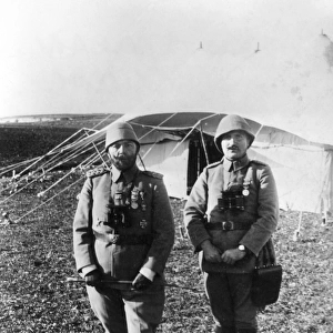 Ahmed Jemal Pasha with Ali Fuad Erden before Suez attack