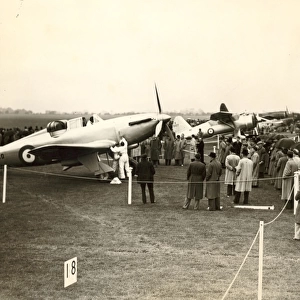 Aircraft static park at the 1939 RAeS Garden Party