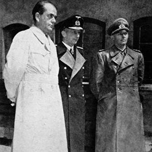 Albert Speer, Admiral Doenitz and General Jodl; Second World