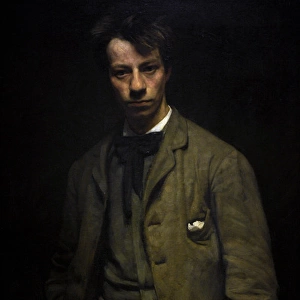 Albert Verwey (1865-1937). Dutch poet. Portrait by Jan Veth