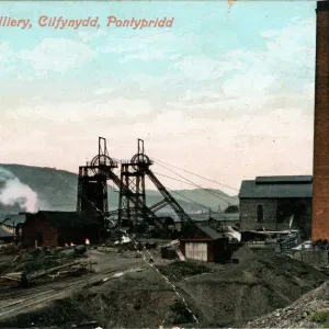 Albion Colliery Print, Pontypridd, Glamorgan 1909 Albion Colliery Print, Pontypridd, Glamorgan 1909