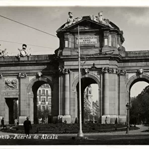 The Alcala Gate - Plaza de la Independencia, Madrid, Spain