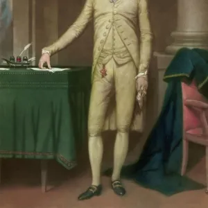 Alexander Hamilton, full-length portrait, standing, facing l