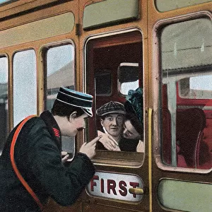 All Tickets Please - Conductor interrupts a Romantic Moment