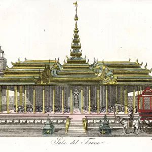 Amarapura Palace, throne room of King Bodawpaya