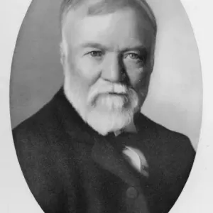 Andrew Carnegie Print (1835-1919) Scottish-American Industrialist Andrew Carnegie Print (1835-1919) Scottish-American Industrialist
