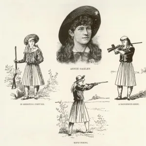 Annie Oakley Print (1860-1926). Art Prints, Posters & Puzzles from