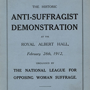 Anti-Suffragist Demonstration 1912