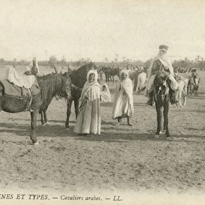 Arab horsemen, North Africa