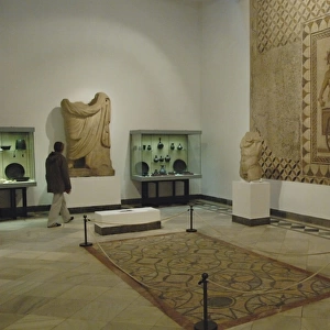 Archaeological Museum of Seville. Roman Art Room with mosaic