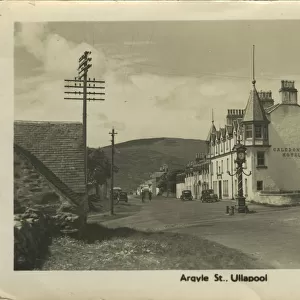 Argyle Street, Ullapool, Ross & Cromarty, Scotland. Date: 1948