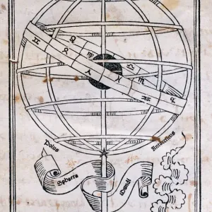Astronomicon Armillary Sphere Print, 1485 Venice Edition Astronomicon Armillary Sphere Print, 1485 Venice Edition