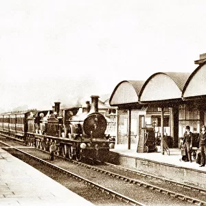 Ashby-de-la-Zouch Midland Railway Station early 1900s