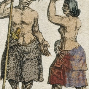 Atlas Novus. Asia. People of Java, 17th c