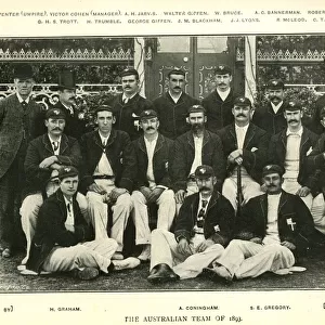 The Australian Cricket Team 1893