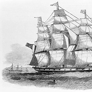 Australian packet ship, the Ben Nevis