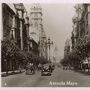Avenida de Mayo, Buenos Aires, Argentina, South America
