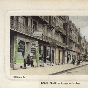 Avenue de la Gare - Berck-Plage, France