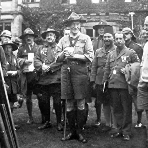 Baden Powell at the 3rd World Jamboree held at