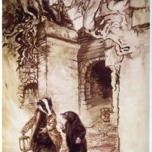Badger & Mole Print: Crossing the Principal Tunnels Badger & Mole Print: Crossing the Principal Tunnels