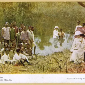 Congo Baptist Baptism Print