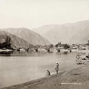 Baramulla, on the Jhelum River, Kashmir, India