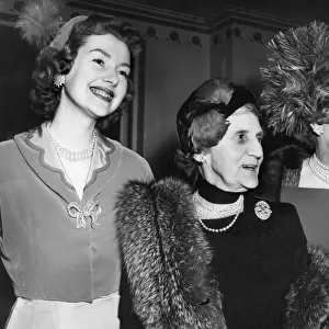 Barbara Cartland with mother Polly and daughter Raine