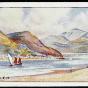 Barmouth Wales Cig Card Print Barmouth Wales Cig Card Print