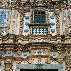 Baroque Art. St. Bartholomews Church, Detail of the Baroque