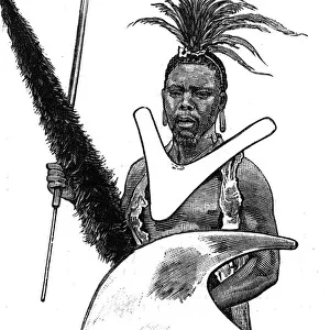 Basuto Gun War, 1880 - Basuto warrior