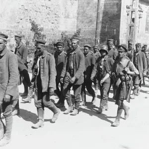 Battle of Albert 1918 Print: German Prisoners in Bucqnoy Battle of Albert 1918 Print: German Prisoners in Bucqnoy