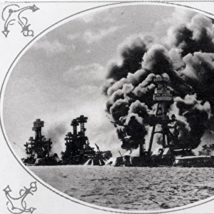 Three Battleships Hit in Pearl Harbour