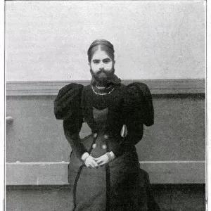 The bearded lady: Miss Annie Jones 1898