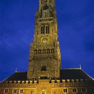 BELGIUM. Bruges. Grote Markt. Watchtower of 83