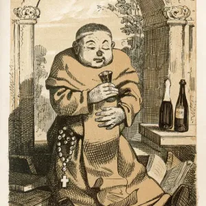 Satirical Print of a Benedictine Monk Satirical Print of a Benedictine Monk